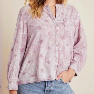 Anthropologie Pilcro Whitney Trapeze Blouse size XS
